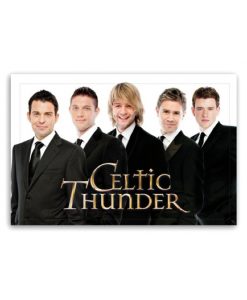 Celtic Thunder Jumbo Magnet " Men In Black "