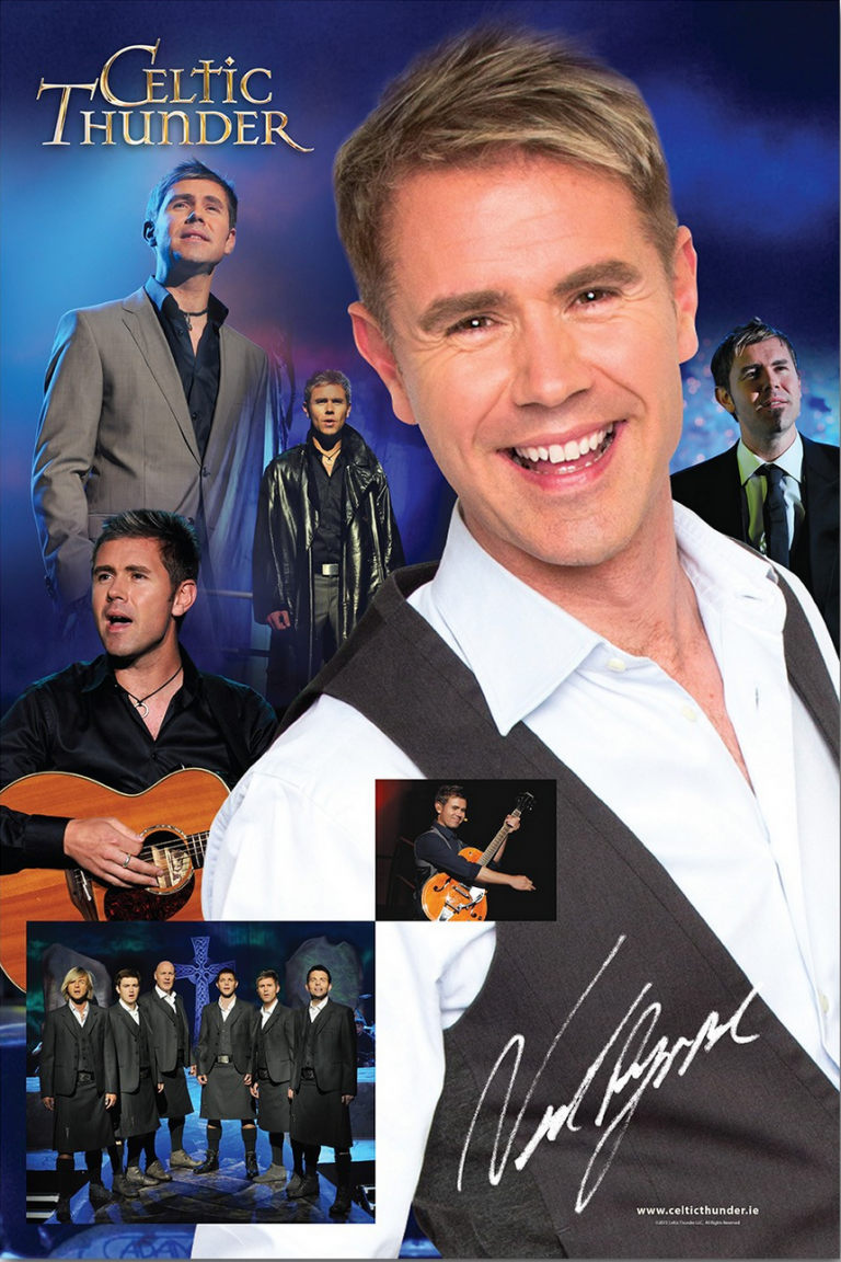 Celtic Thunder Best Of Neil Byrne Poster Celtic Thunder Store