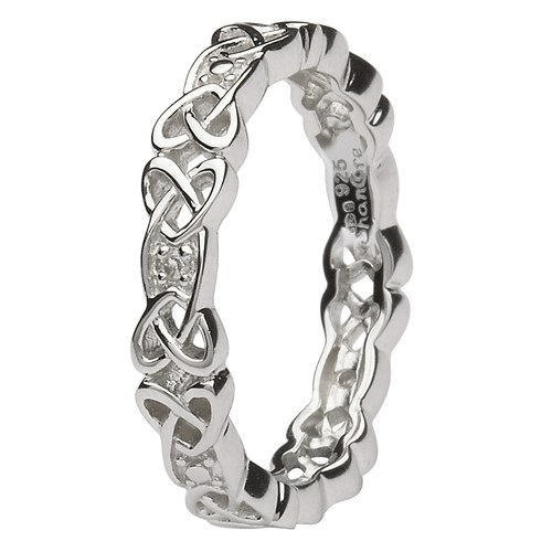 Sterling Silver Celtic Knot Ring - ShanOre Irish Jewlery